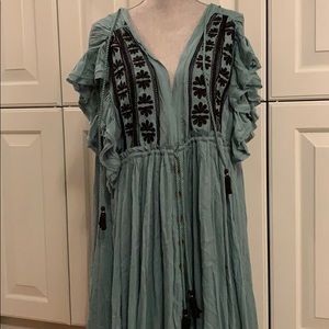 Free People Bali Will Wait For You Midi Dress